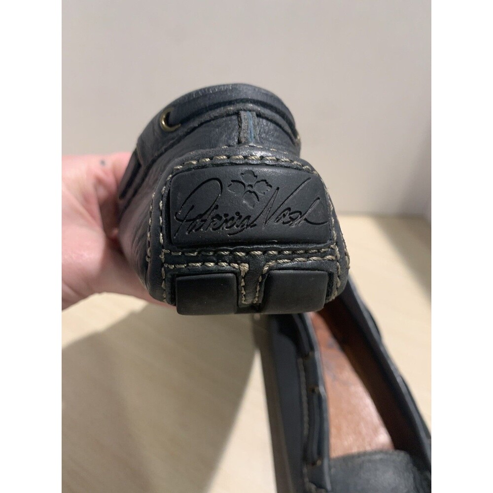 Patricia Nash Blueish Gray Leather Tassel Loafer Women's Sz 9.5" memory foam - Picture 7 of 14
